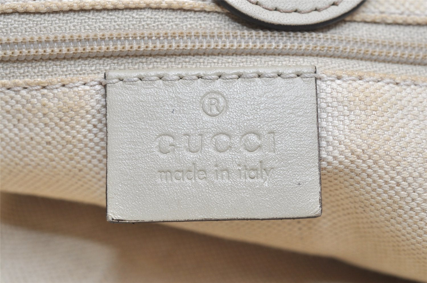 Authentic GUCCI Sukey Shoulder Tote Bag GG Canvas Leather 211944 Brown 5257K