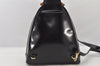 Authentic GUCCI Bamboo Shoulder Cross Bag Purse Leather Black Junk 5259K