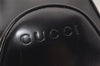 Authentic GUCCI Bamboo Shoulder Cross Bag Purse Leather Black Junk 5259K