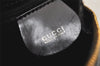 Authentic GUCCI Bamboo Shoulder Cross Bag Purse Leather Black Junk 5259K