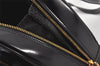 Authentic GUCCI Bamboo Shoulder Cross Bag Purse Leather Black Junk 5259K