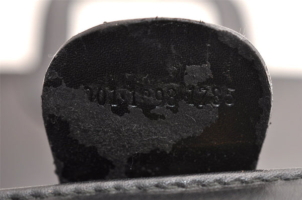 Authentic GUCCI Vintage Shoulder Bag Purse Leather Black Junk 5262I