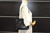 Authentic GUCCI Vintage Shoulder Bag Purse Leather Black Junk 5262I