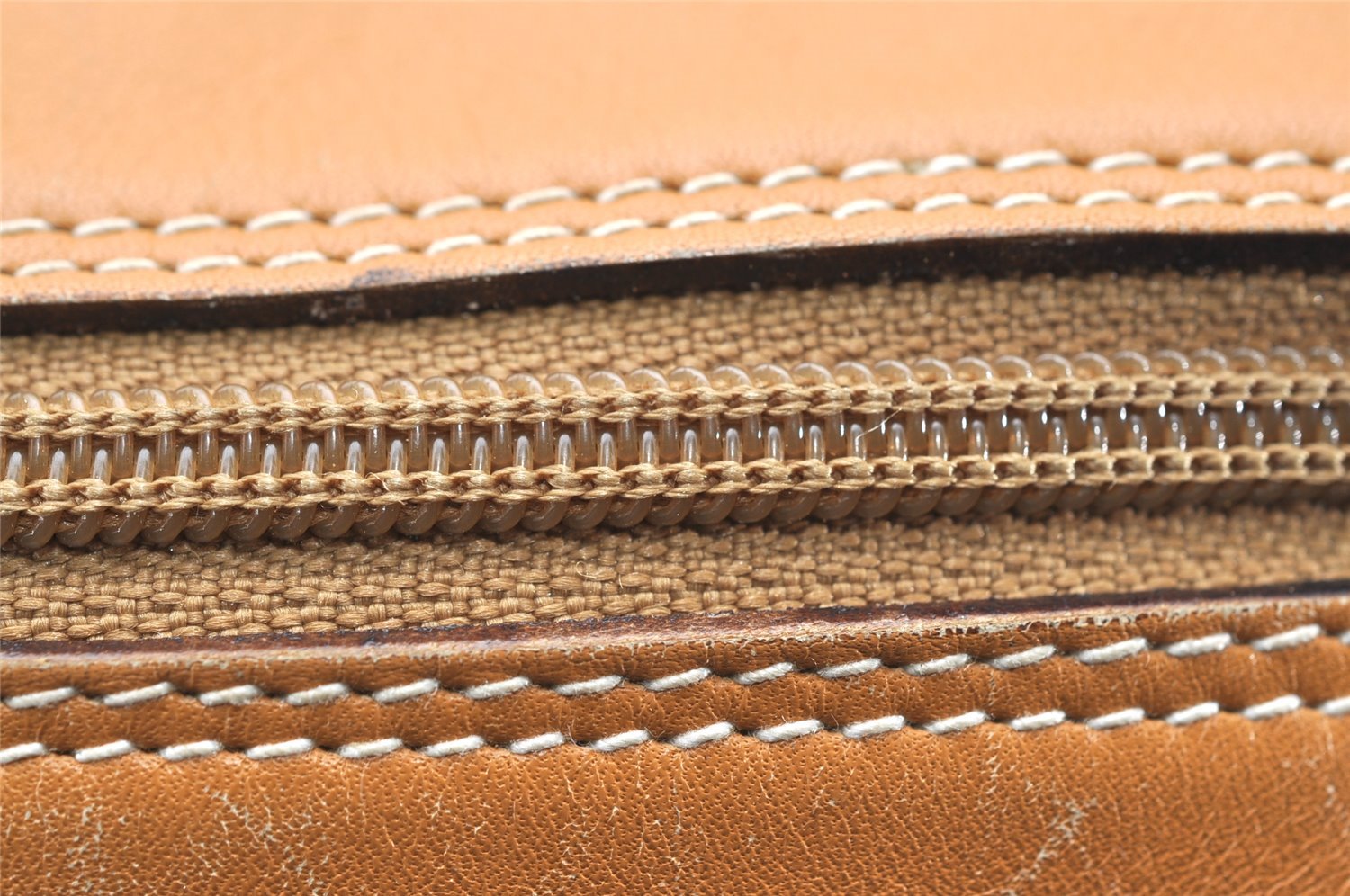 Authentic GUCCI Micro GG PVC Leather Shoulder Cross Body Bag Brown Junk 5262K