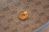 Authentic GUCCI Micro GG PVC Leather Shoulder Cross Body Bag Brown Junk 5262K