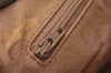 Authentic GUCCI Web Sherry Line Shoulder Cross Bag GG PVC Leather Brown 5263I