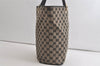 Authentic GUCCI Vintage Shoulder Tote Bag GG Canvas Leather 0021098 Black 5264K