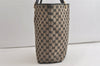 Authentic GUCCI Vintage Shoulder Tote Bag GG Canvas Leather 0021098 Black 5264K