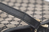 Authentic GUCCI Vintage Shoulder Tote Bag GG Canvas Leather 0021098 Black 5264K