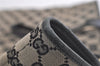 Authentic GUCCI Vintage Shoulder Tote Bag GG Canvas Leather 0021098 Black 5264K