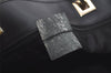 Authentic GUCCI Vintage Shoulder Tote Bag GG Canvas Leather 0021098 Black 5264K