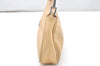 Authentic GUCCI Bamboo Hand Shoulder Bag Purse Leather 0013870 Beige Junk 5265K