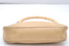 Authentic GUCCI Bamboo Hand Shoulder Bag Purse Leather 0013870 Beige Junk 5265K