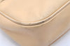 Authentic GUCCI Bamboo Hand Shoulder Bag Purse Leather 0013870 Beige Junk 5265K