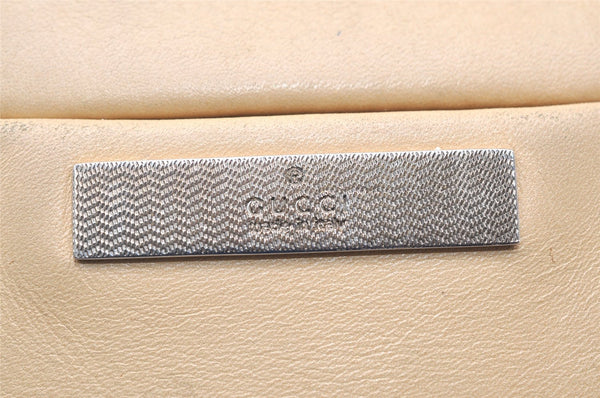 Authentic GUCCI Bamboo Hand Shoulder Bag Purse Leather 0013870 Beige Junk 5265K