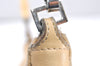 Authentic GUCCI Bamboo Hand Shoulder Bag Purse Leather 0013870 Beige Junk 5265K