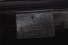 Authentic GUCCI Vintage Bamboo Shoulder Bag Purse Leather 0011638 Black 5267I