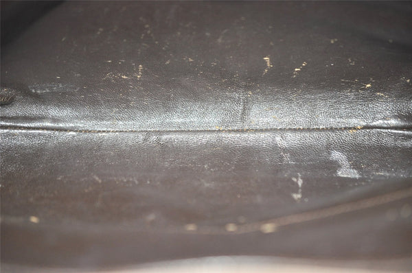 Authentic GUCCI Square GG Suede Leather Shoulder Hand Bag Purse Brown 5269I