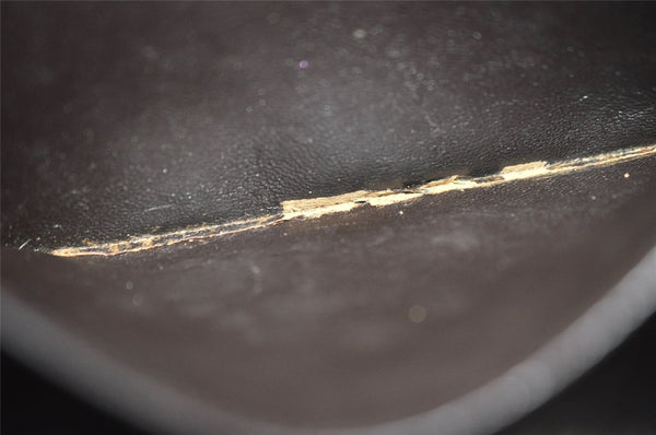 Authentic GUCCI Square GG Suede Leather Shoulder Hand Bag Purse Brown 5269I