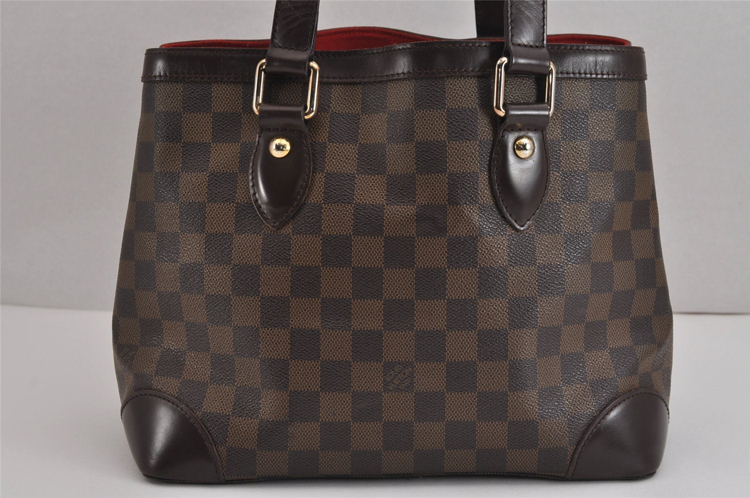 Authentic Louis Vuitton Damier Hampstead PM Shoulder Tote Bag N51205 LV 5271J