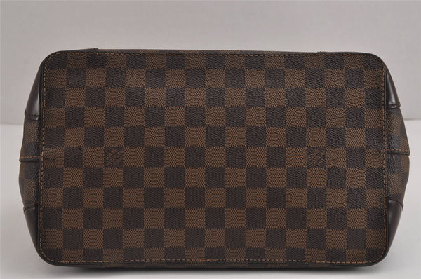 Authentic Louis Vuitton Damier Hampstead PM Shoulder Tote Bag N51205 LV 5271J