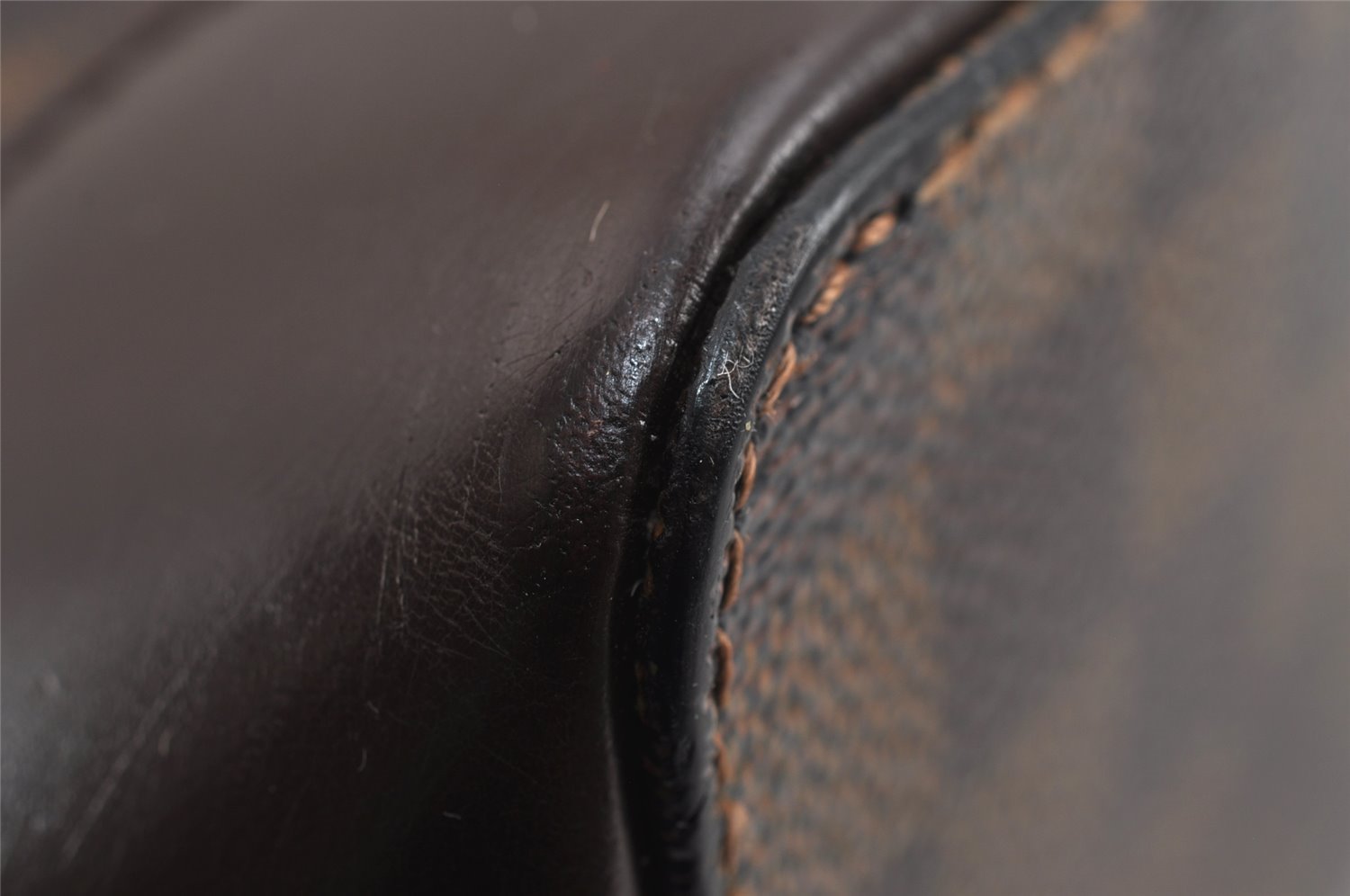 Authentic Louis Vuitton Damier Hampstead PM Shoulder Tote Bag N51205 LV 5271J