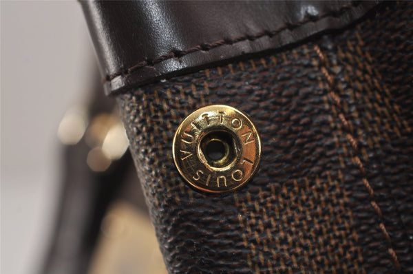 Authentic Louis Vuitton Damier Hampstead PM Shoulder Tote Bag N51205 LV 5271J