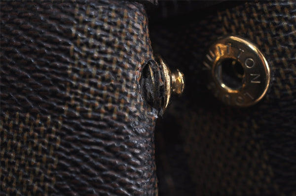 Authentic Louis Vuitton Damier Hampstead PM Shoulder Tote Bag N51205 LV 5271J