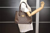 Authentic Louis Vuitton Damier Hampstead PM Shoulder Tote Bag N51205 LV 5271J