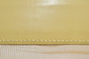 Authentic GUCCI Vintage Shoulder Tote Bag Mesh Leather Yellow 5273I