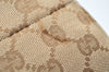 Authentic GUCCI Vintage Hand Tote Bag Purse GG Canvas Leather 139261 Beige 5275I