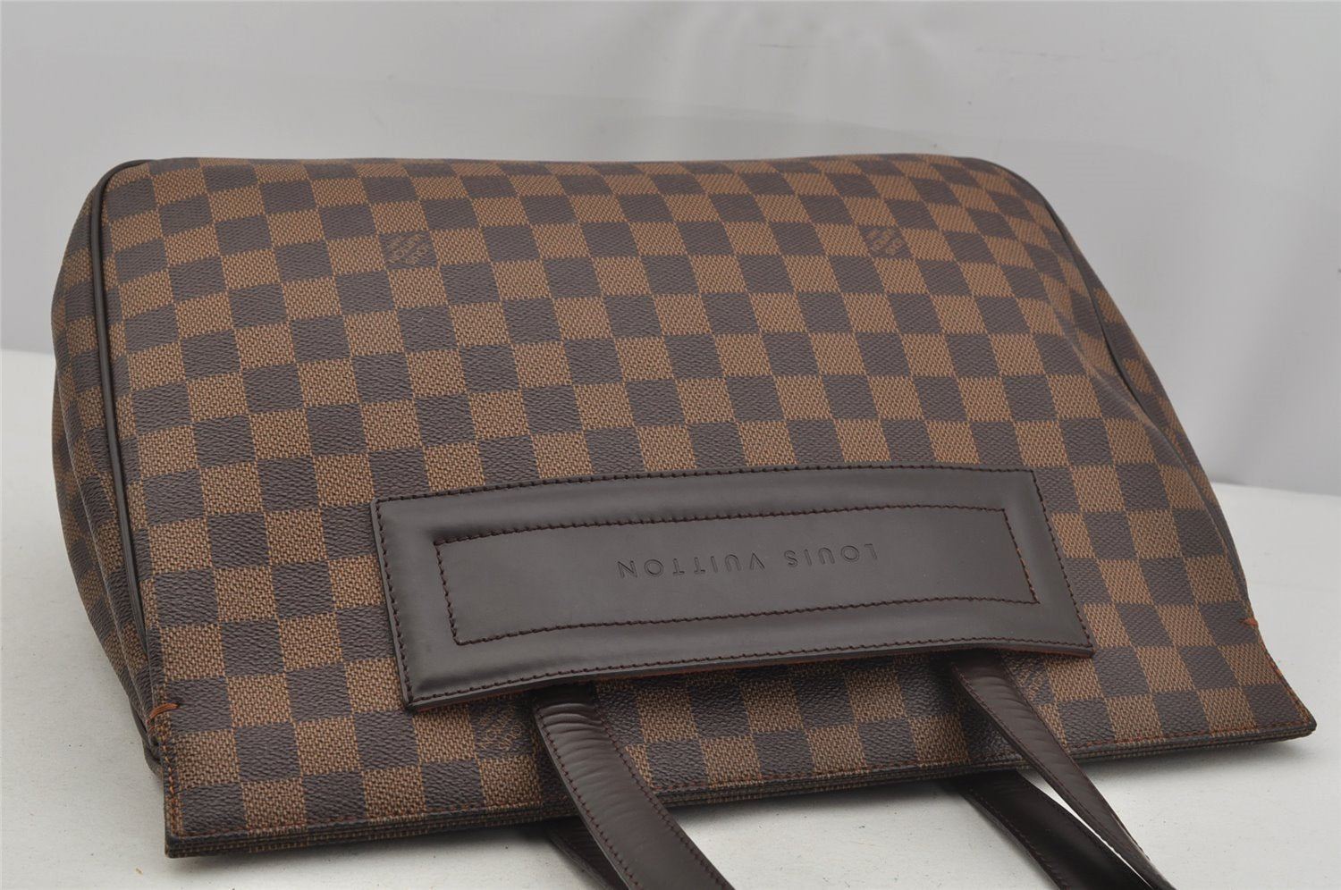 Authentic Louis Vuitton Damier Parioli PM Shoulder Tote Bag N51123 LV 5275J