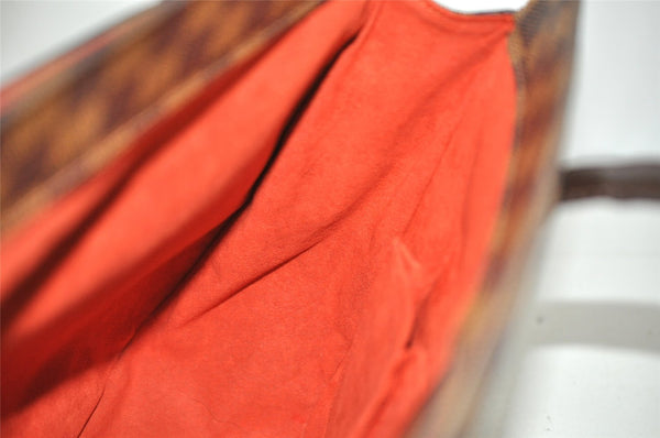 Authentic Louis Vuitton Damier Parioli PM Shoulder Tote Bag N51123 LV 5275J