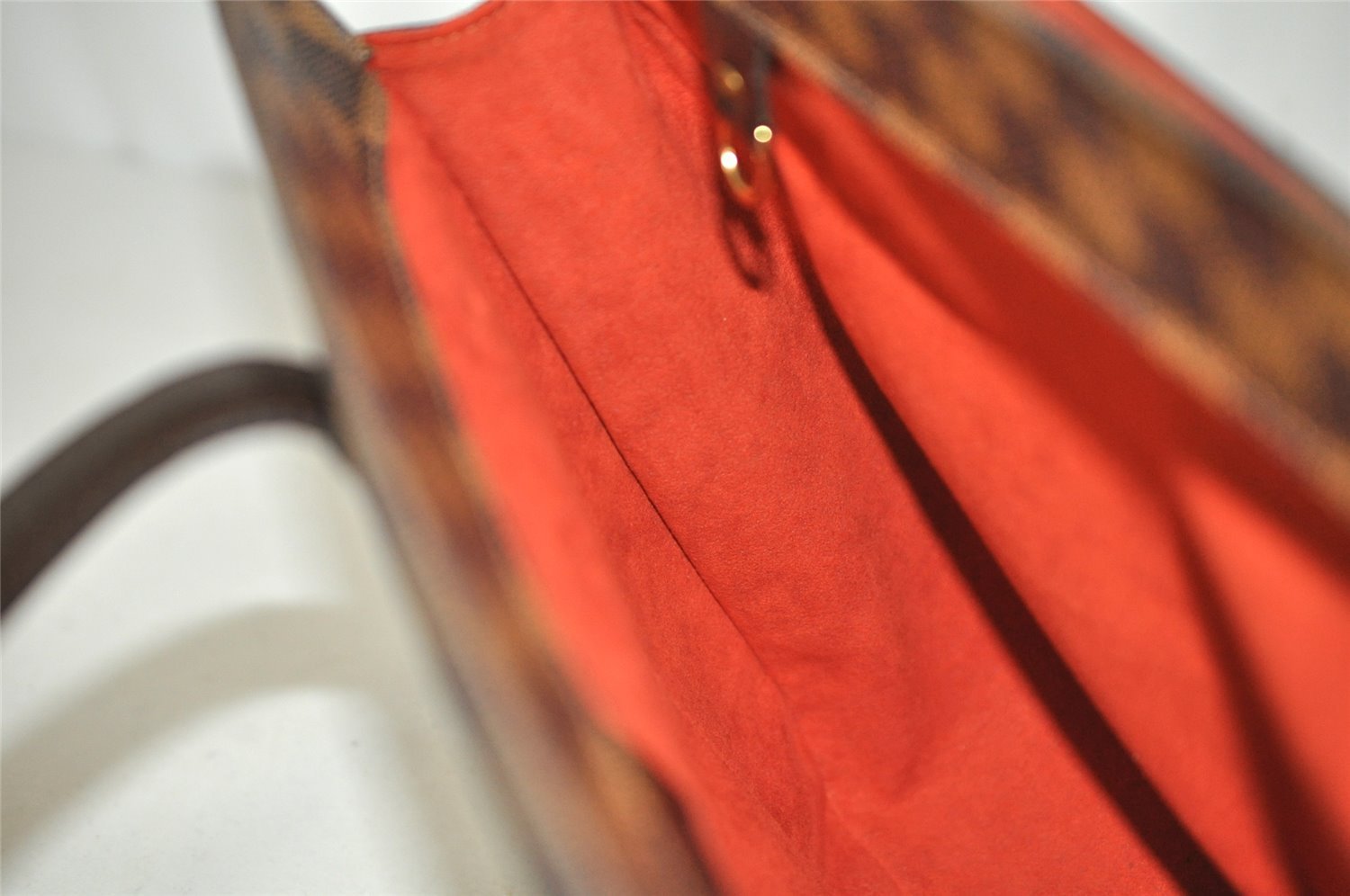 Authentic Louis Vuitton Damier Parioli PM Shoulder Tote Bag N51123 LV 5275J