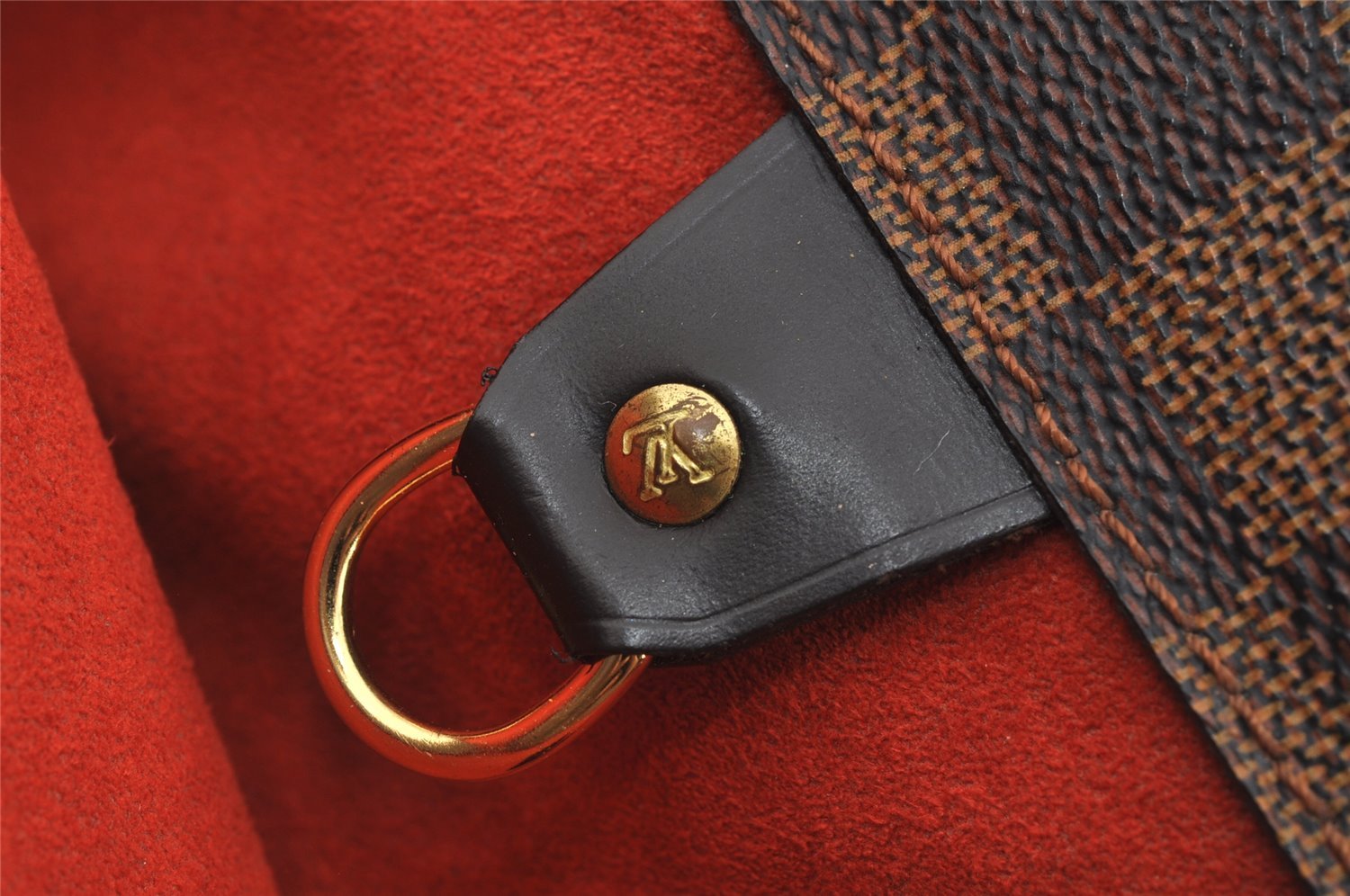 Authentic Louis Vuitton Damier Parioli PM Shoulder Tote Bag N51123 LV 5275J