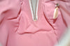 Authentic Christian Dior Trotter No.1 Hand Bag Purse PVC Enamel Pink 5275K