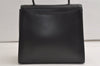 Authentic GIVENCHY Vintage Leather 2way Hand Bag Pursse Black 5276K