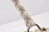 Authentic Christian Dior Trotter Lovely Hand Bag Purse Nylon Leather Beige 5278K