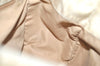 Authentic Christian Dior Trotter Lovely Hand Bag Purse Nylon Leather Beige 5278K