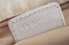 Authentic Christian Dior Trotter Lovely Hand Bag Purse Nylon Leather Beige 5278K