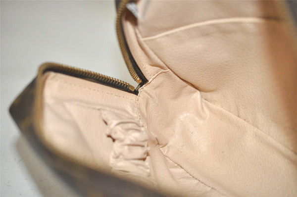 Auth Louis Vuitton Monogram Trousse Toilette 23 Clutch Hand Bag M47524 LV 5279I