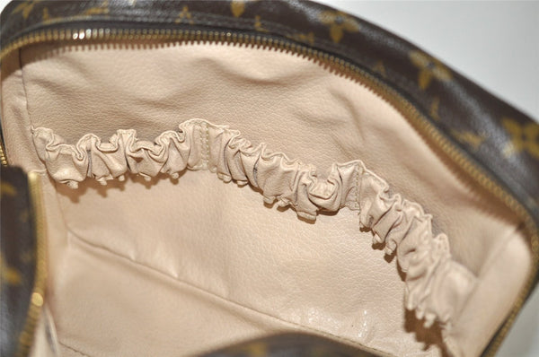 Auth Louis Vuitton Monogram Trousse Toilette 23 Clutch Hand Bag M47524 LV 5279I