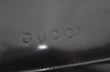 Authentic GUCCI Vintage Bamboo Shoulder Hand Bag Leather Black Junk 5279K