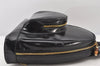 Authentic GUCCI Bamboo Shoulder Cross Bag Purse Leather Black Junk 5281K