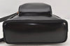 Authentic GUCCI Bamboo Shoulder Cross Bag Purse Leather Black Junk 5281K