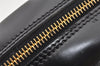 Authentic GUCCI Bamboo Shoulder Cross Bag Purse Leather Black Junk 5281K