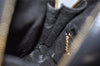 Authentic GUCCI Bamboo Shoulder Cross Bag Purse Leather Black Junk 5281K