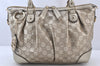 Authentic GUCCI Guccissima Sukey 2Way Tote Bag GG Leather 247902 Gold 5282K