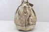 Authentic GUCCI Guccissima Sukey 2Way Tote Bag GG Leather 247902 Gold 5282K