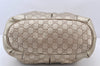 Authentic GUCCI Guccissima Sukey 2Way Tote Bag GG Leather 247902 Gold 5282K